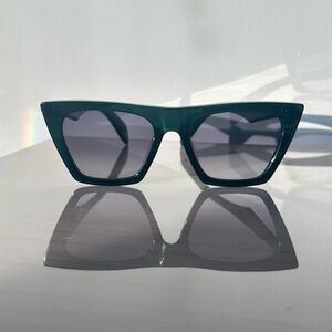 Rag & Bone 1025S Sunglasses - Gray Green Dark Gray Gradient